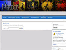 Tablet Screenshot of nerdzz.com